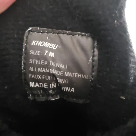 NEW Baby Khombu Snow Boots Size 7M Black and Silver Kids' Snow Boots - Picture 10 of 11